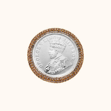 100 Gms King & Queen Silver Coin